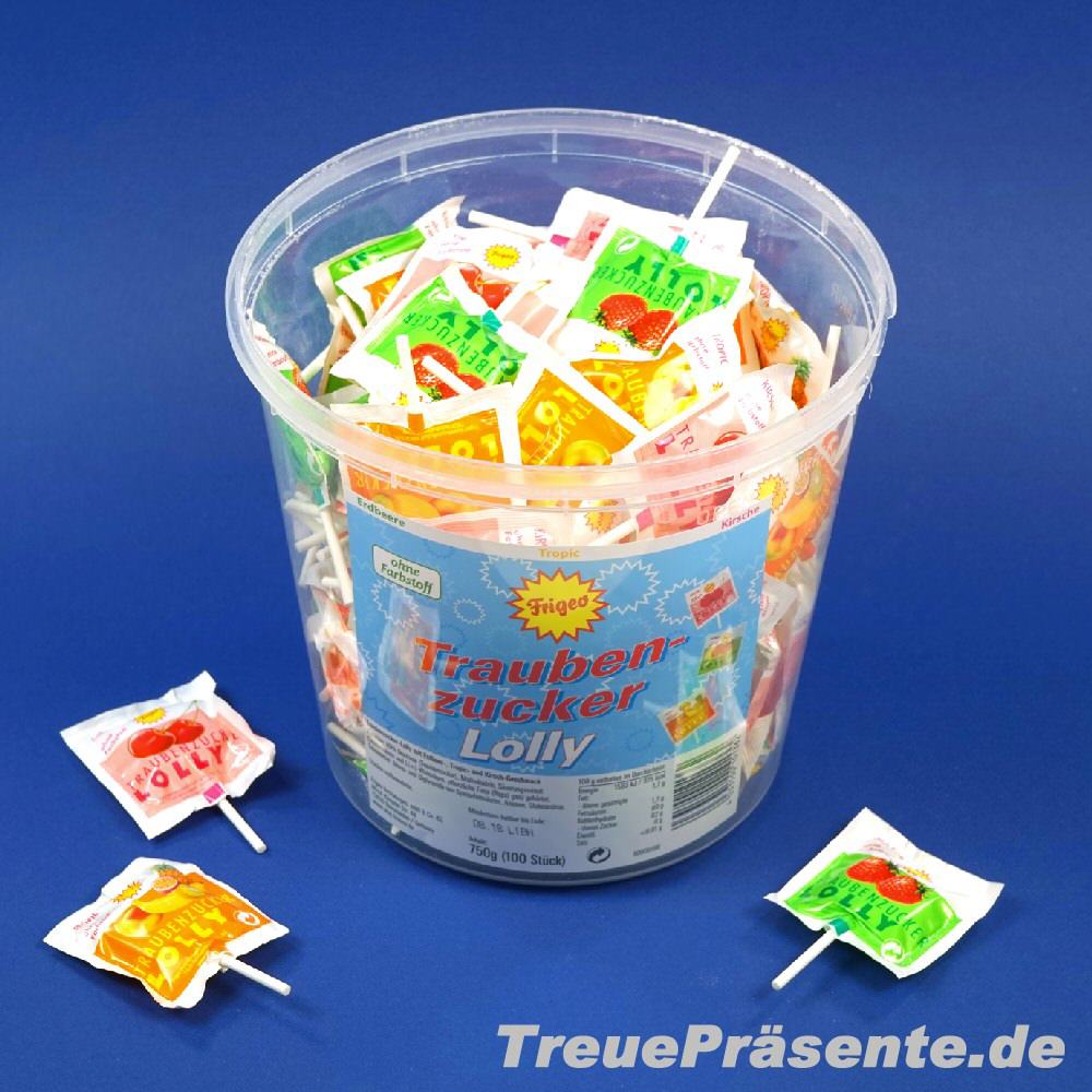 Traubenzucker-Lollys Frigeo