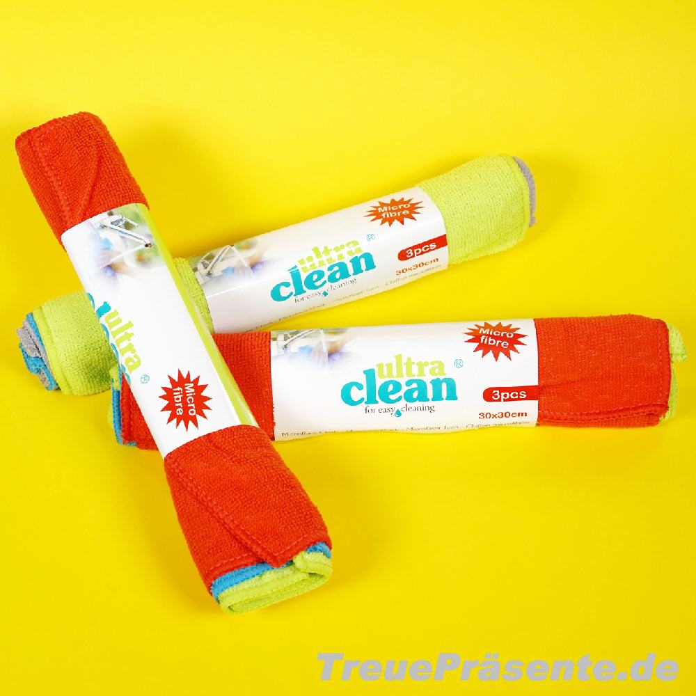 3er-Set Mikrofasert&uuml;cher