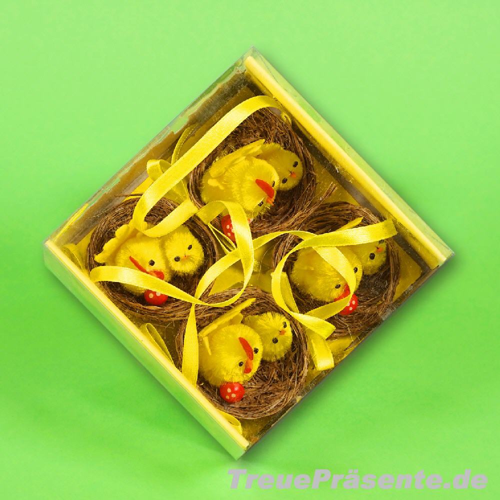 Chenille-K&uuml;ken im Korb