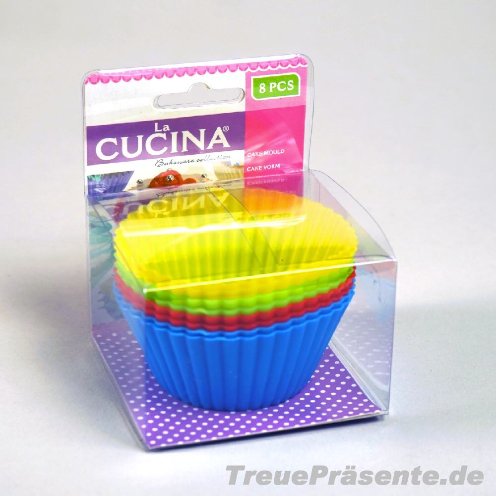TreuePr&auml;sent Muffin-Silikonf&ouml;rmchen