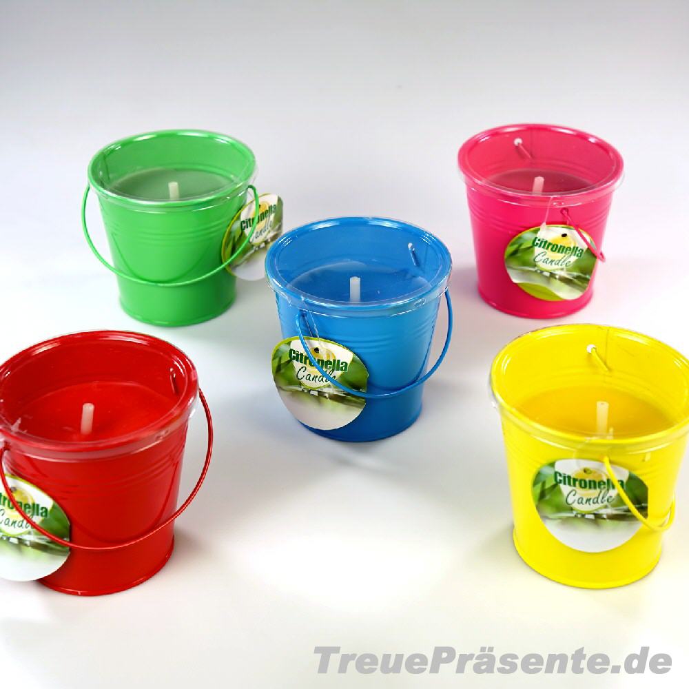 Duftkerzen im Eimerchen 10 cm