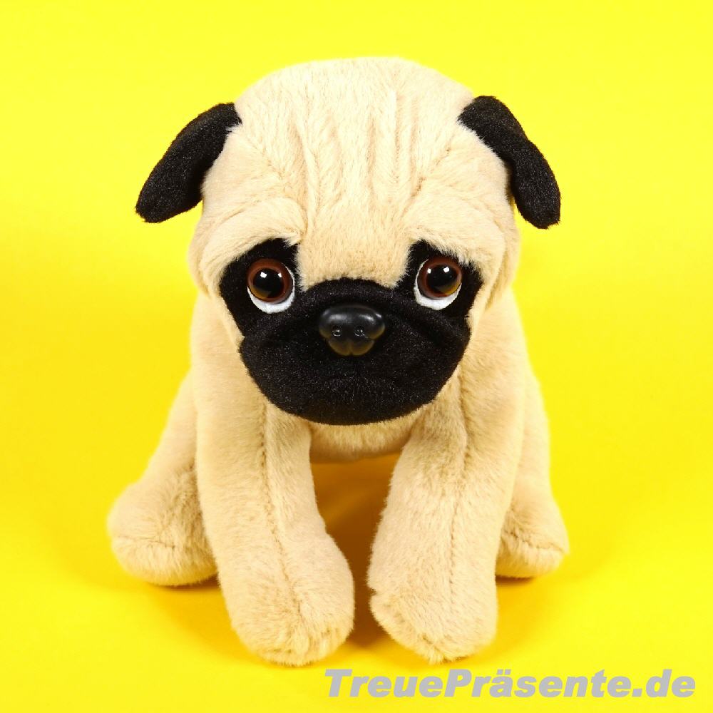 Pl&uuml;sch-Welpe Mops