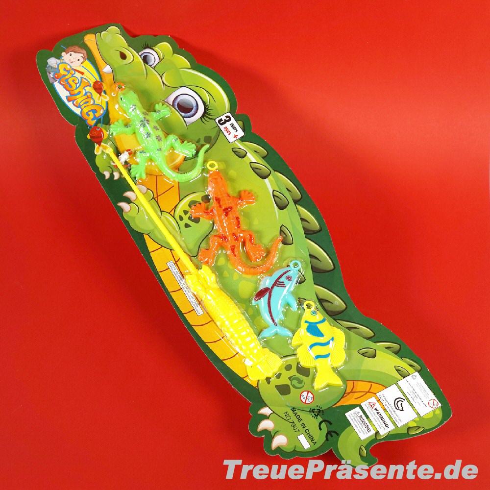 Angelspiel Krokodil 5teilig