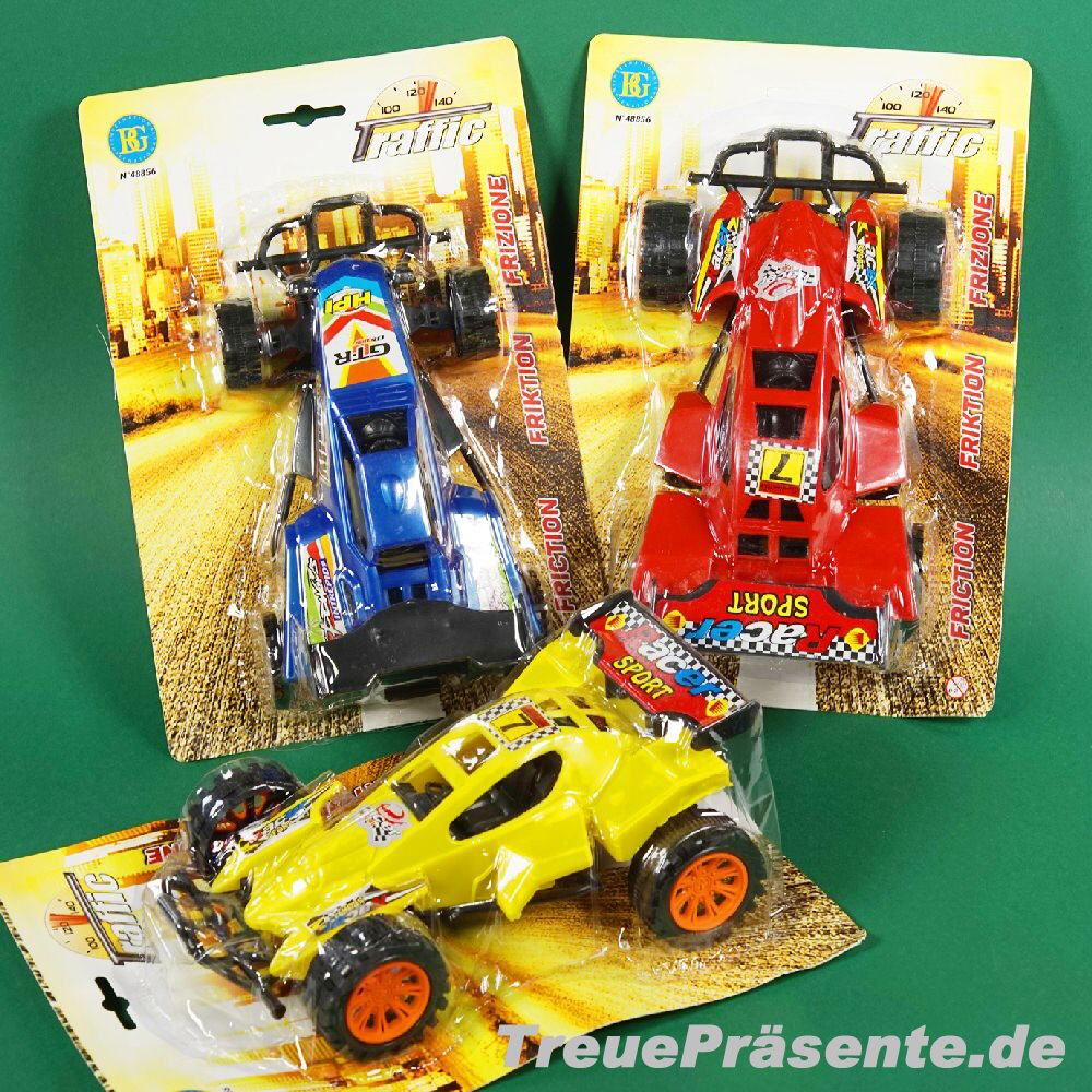 Rennwagen mit Friktion auf Karte