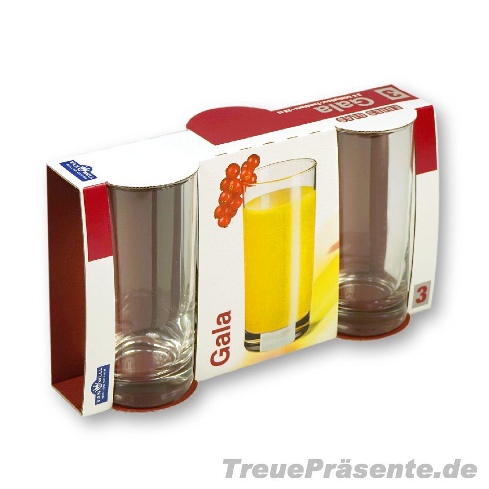 Longdrink-Gl&auml;ser 3er-Set