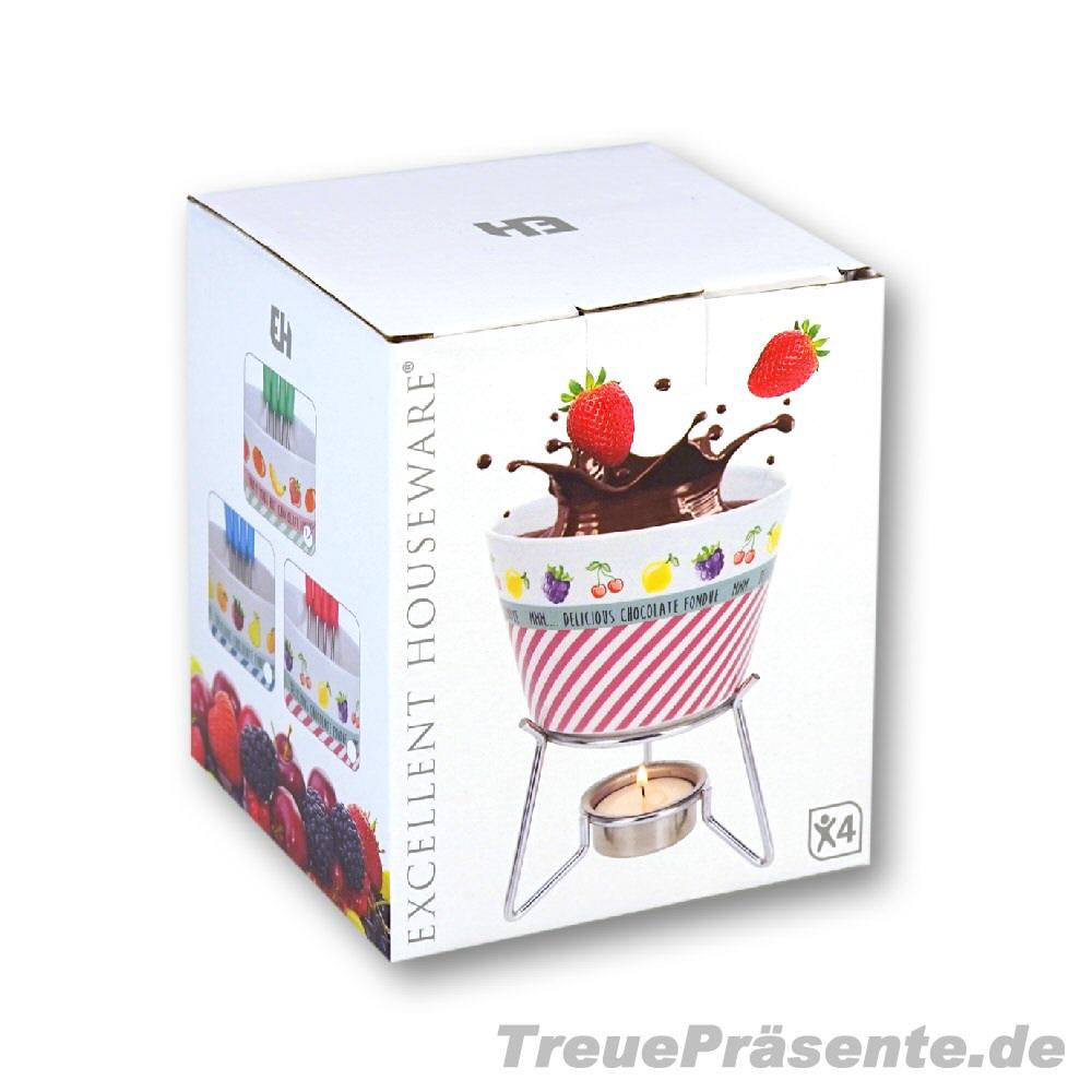 Schoko-Fondue-Set