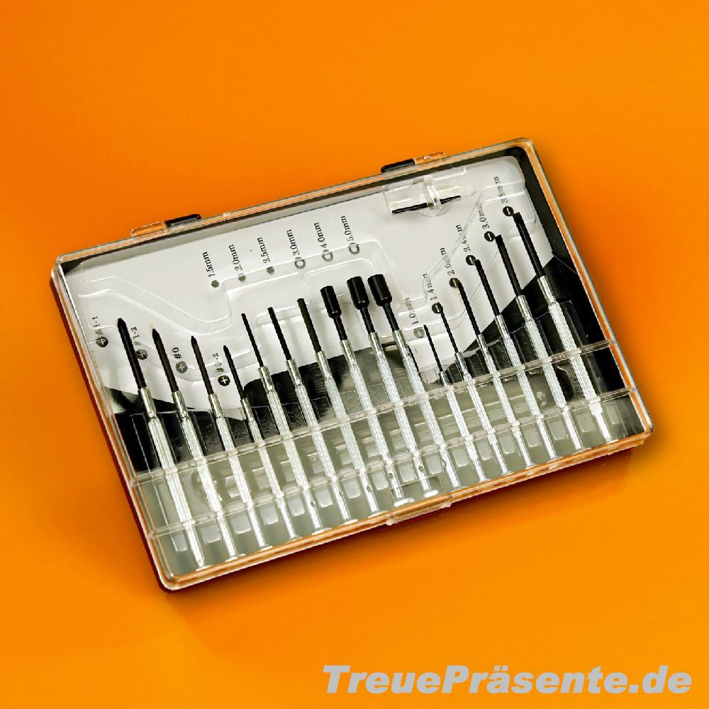 Pr&auml;zisions-Schraubendreher-Set 16-teilig
