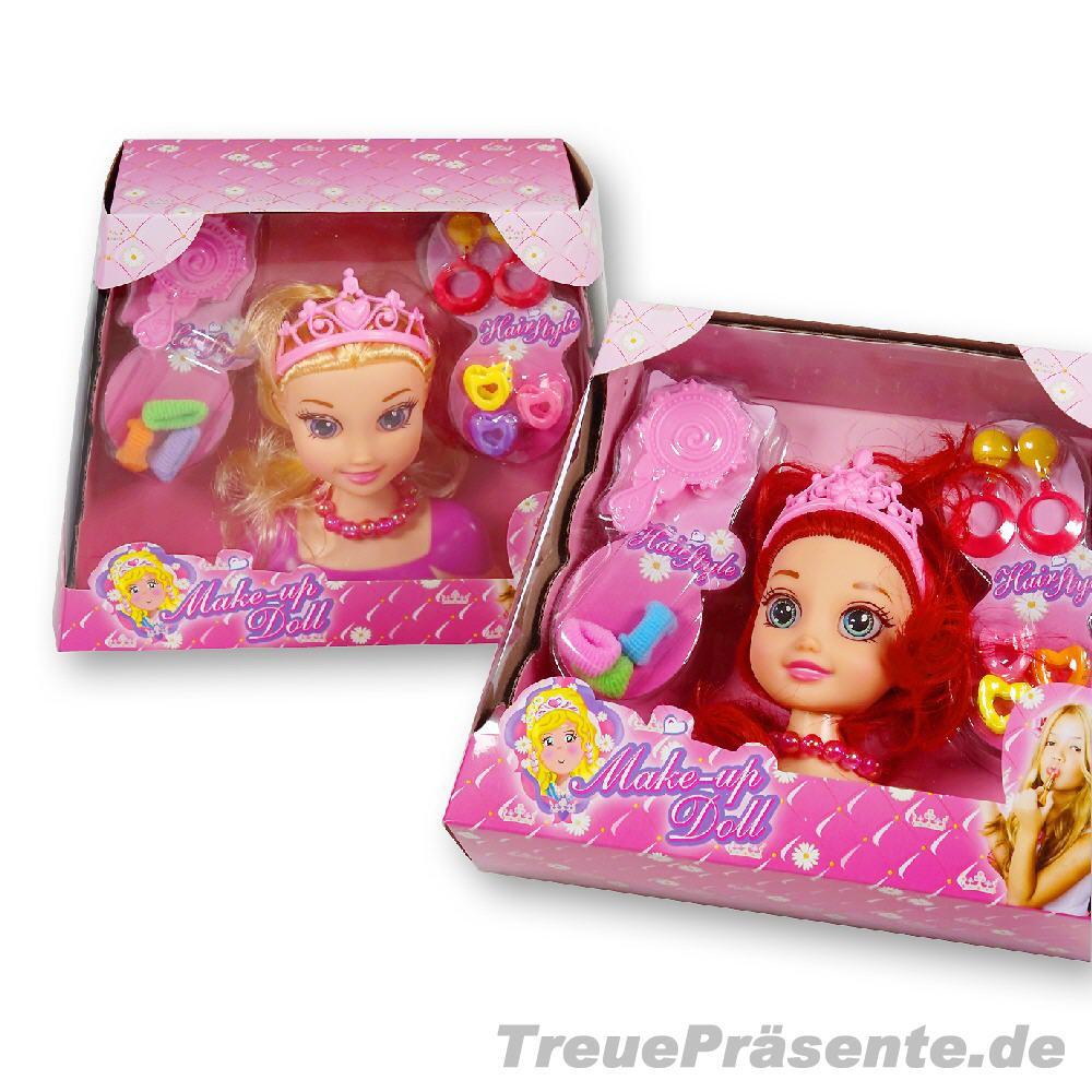 Frisierkopf Puppe mit Zubeh&ouml;r