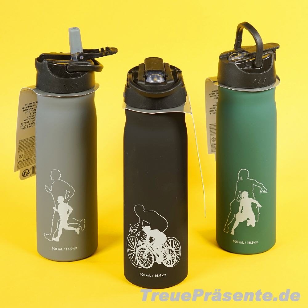 Sportflasche Edelstahl