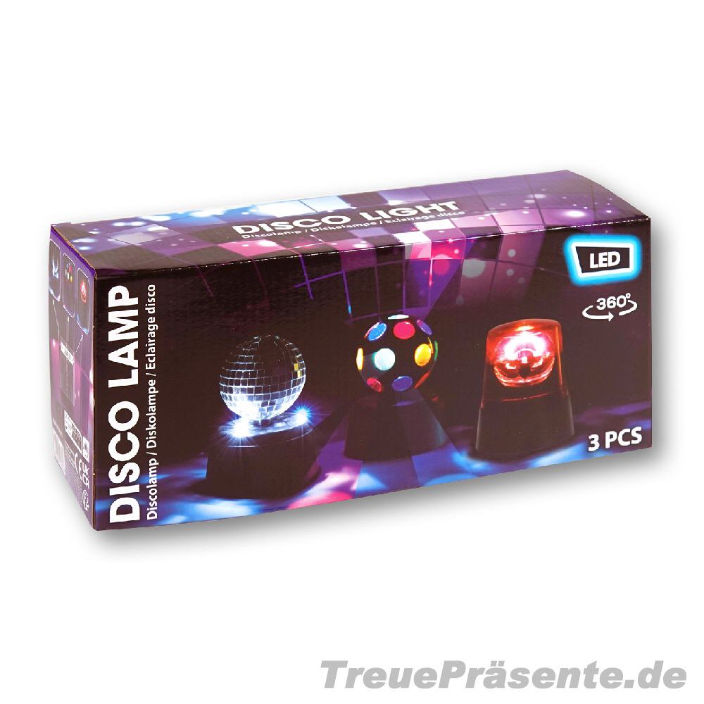 Diskoleuchten 3er-Set