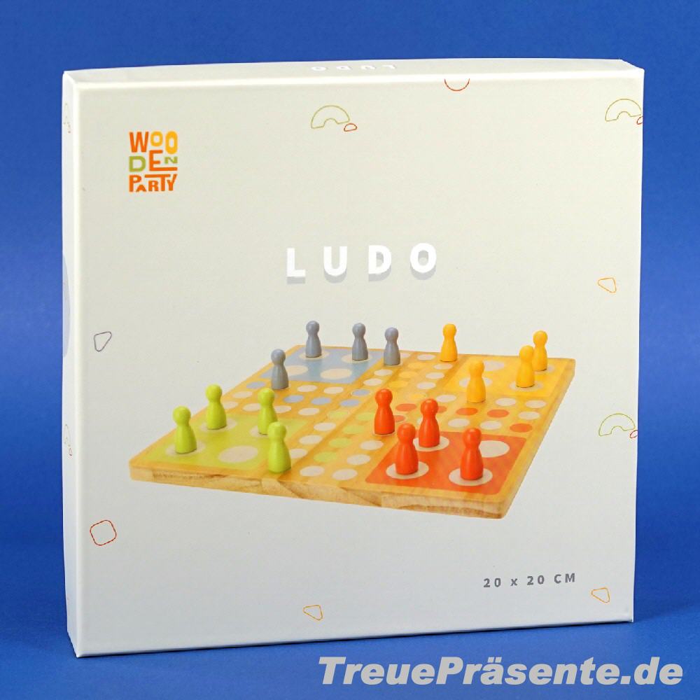 Ludo-Brettspiel aus Holz