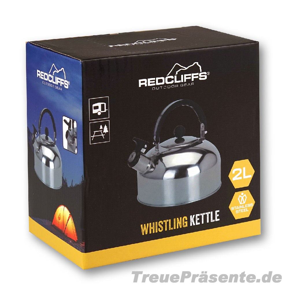 Fl&ouml;tenkssel 2 Liter aus Edelstahl