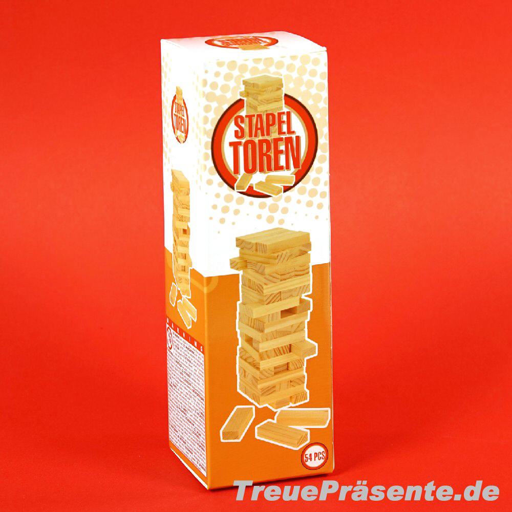 Holz-Stapelturm 54teilig