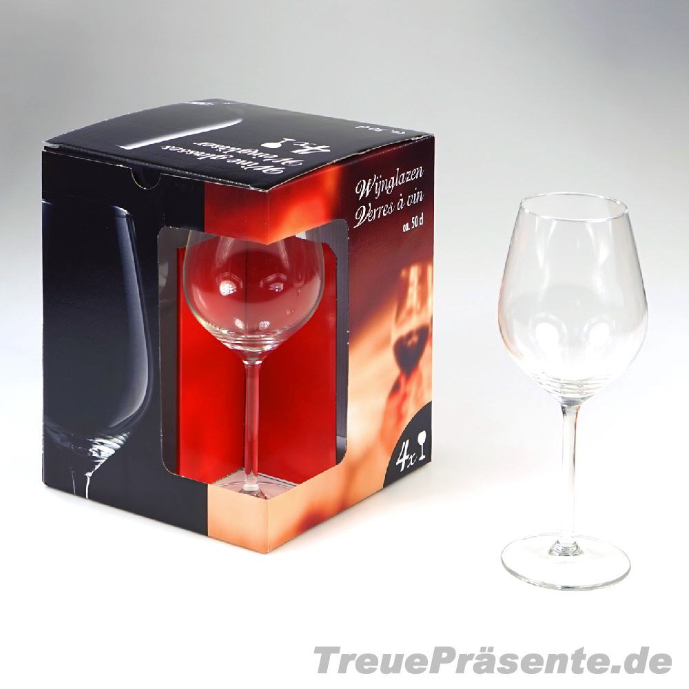 Rotweingl&auml;ser 4er-Set