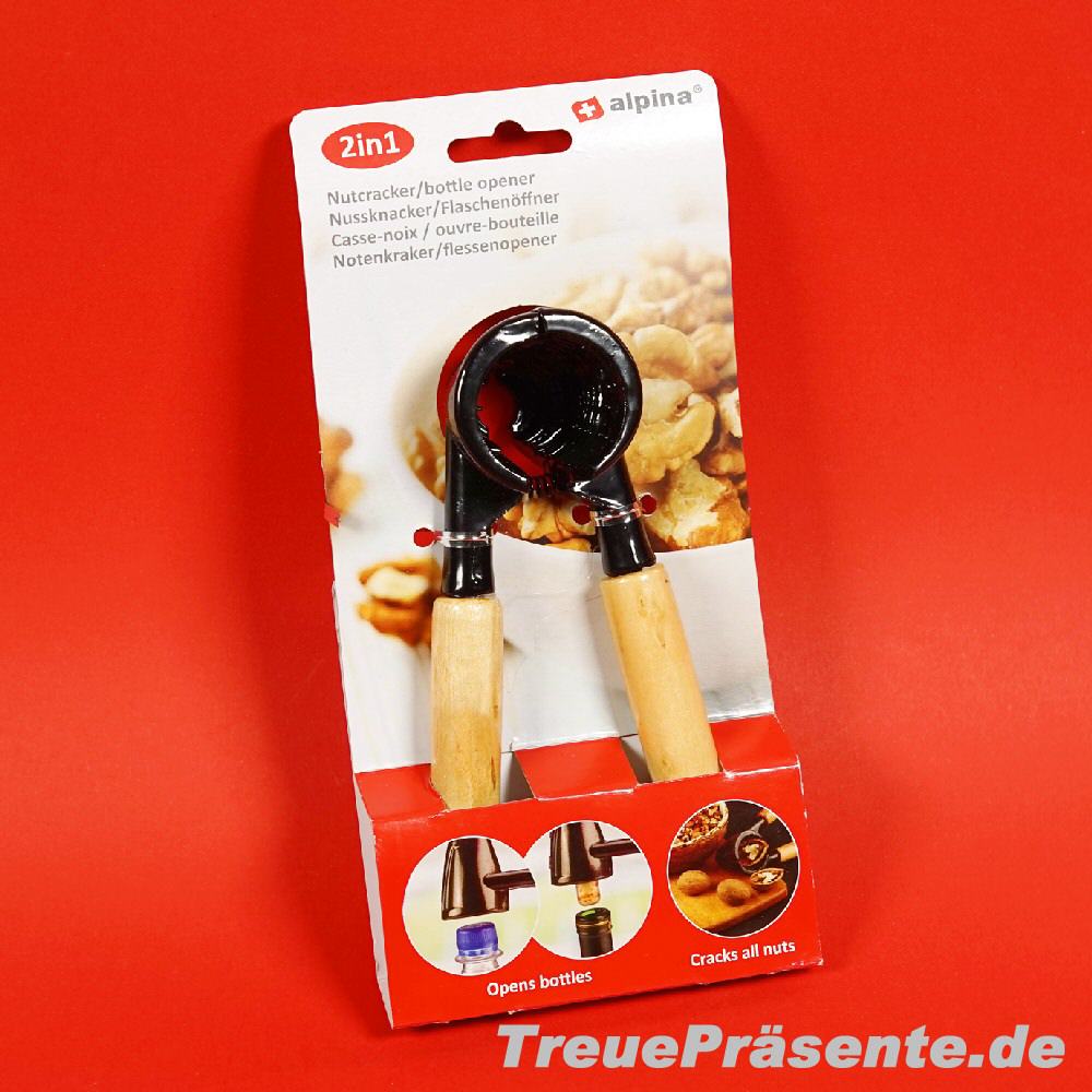 Nussknacker mit Flaschen&ouml;ffner 2in1