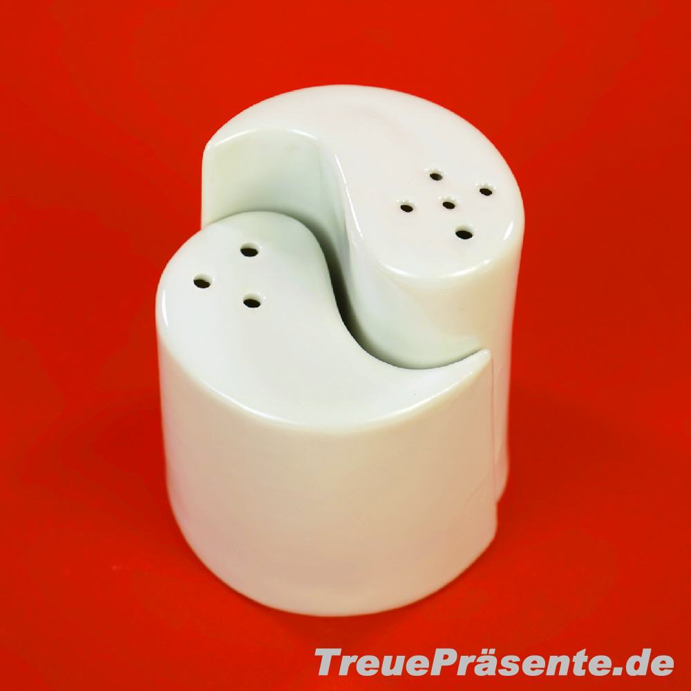 Salz- und Pfefferstreuer wei&szlig;