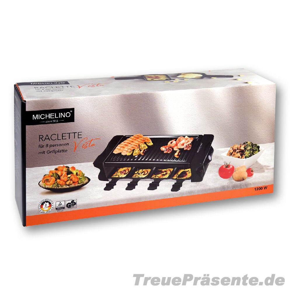 Raclette f&uuml;r 8 Personen
