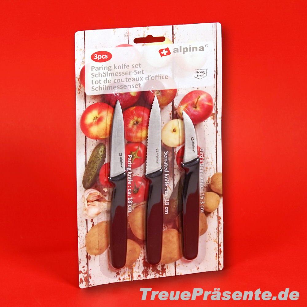 3teiliges Schälmesserset