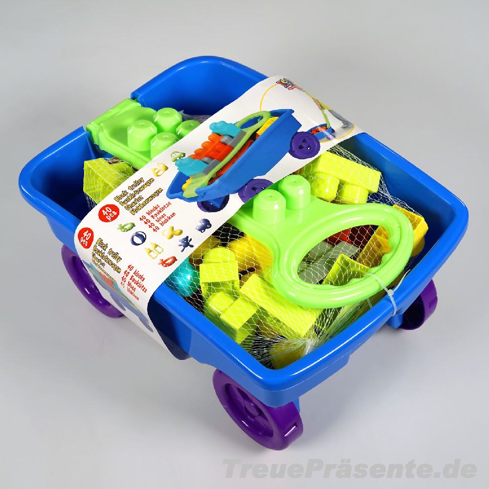 Bausteine-Handwagen