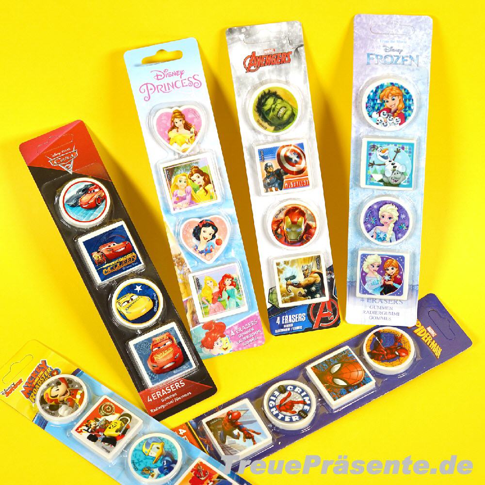 Disney-Radiergummi-Set