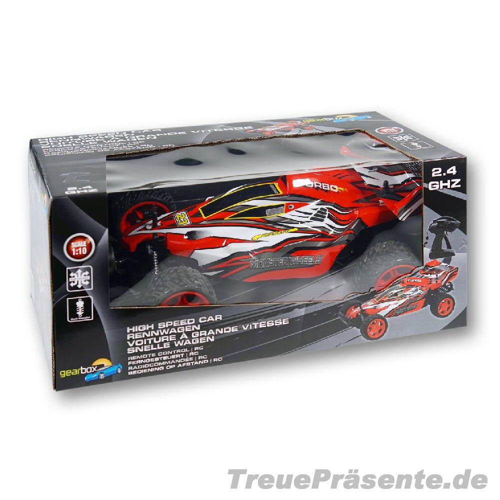 Rennwagen RC mit Stossd&auml;mpfern