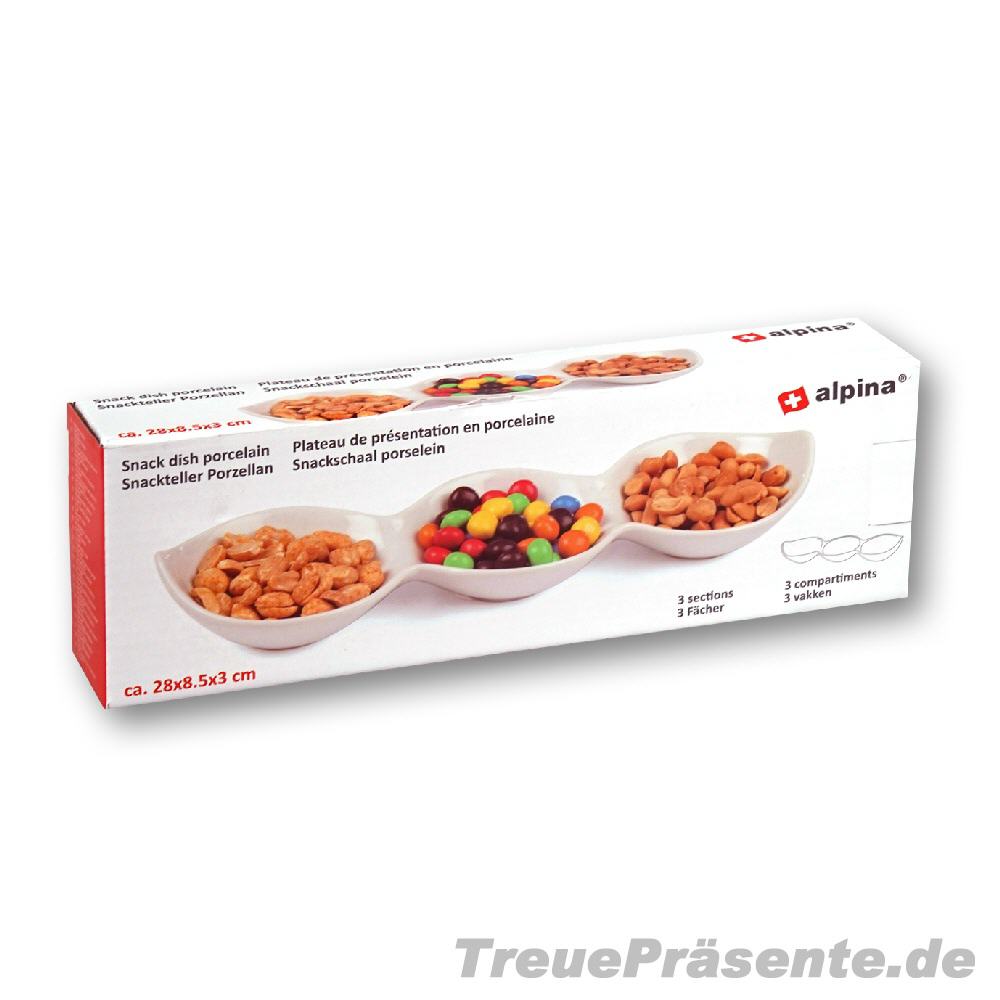Snackschale 3er aus Porzellan