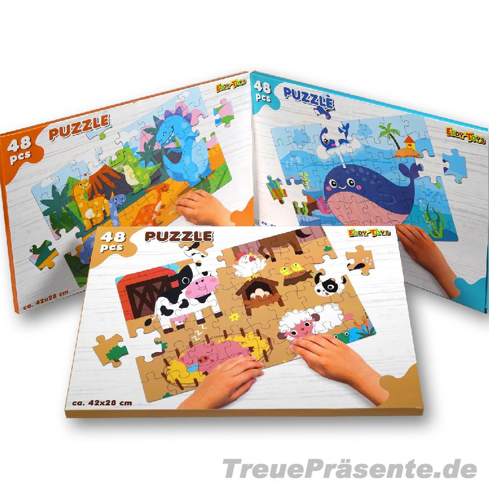 Tier-Puzzle 48-teilig