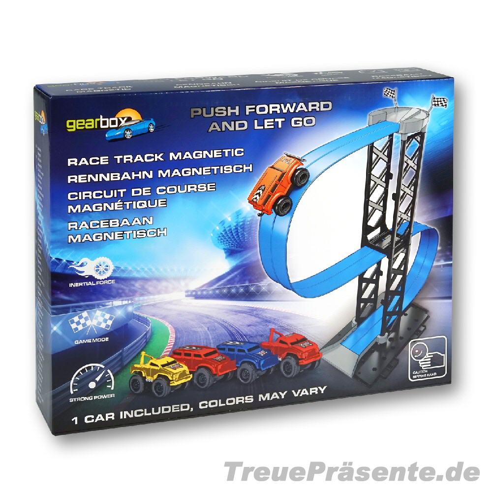 Autorennbahn magnetisch mit Auto