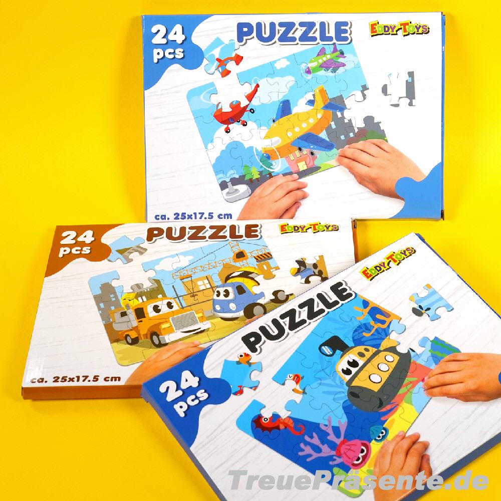 Puzzle Fahrzeuge 24-teilig