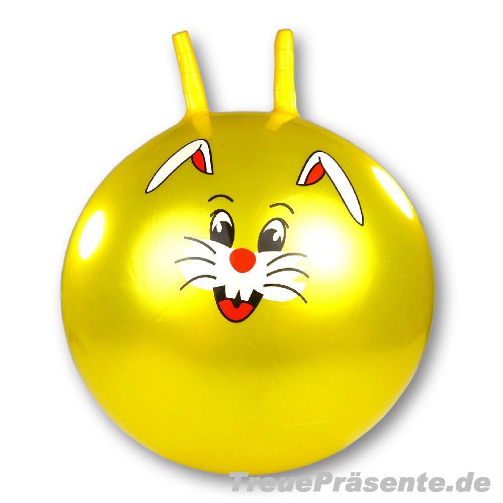 H&uuml;pfball mit Tiergesicht