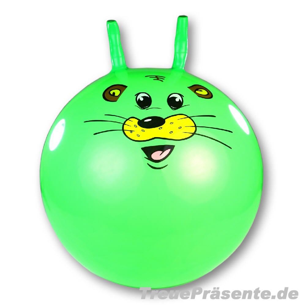 H&uuml;pfball mit Tiergesicht