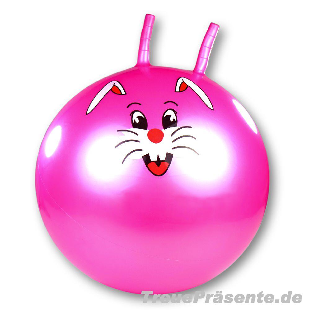 H&uuml;pfball mit Tiergesicht