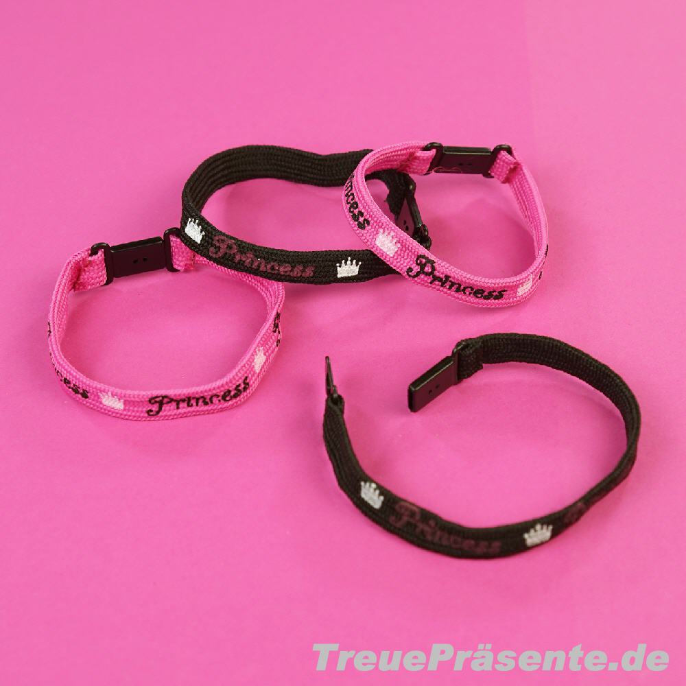 Prinzessinnen-Armb&auml;nder mit Verschluss