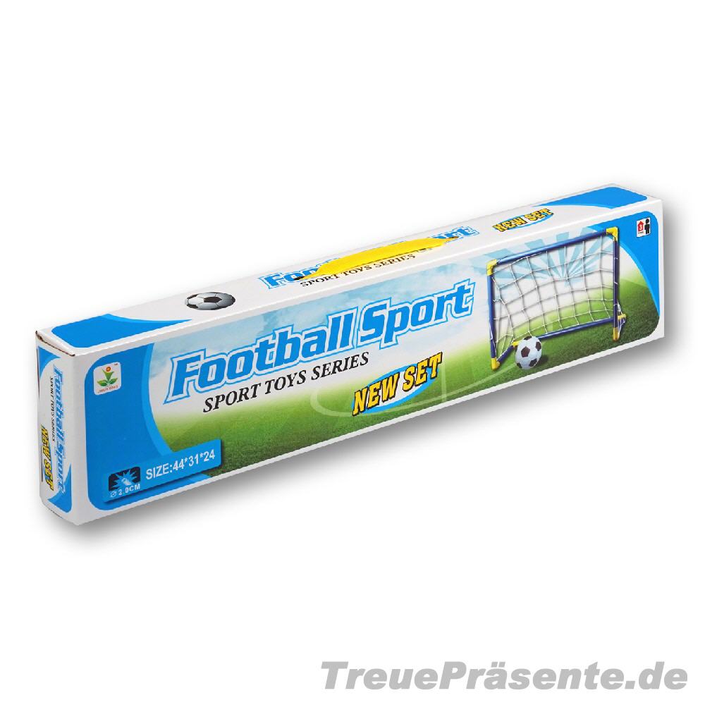 Fussball-Set mit Tor, Ball und Pumpe