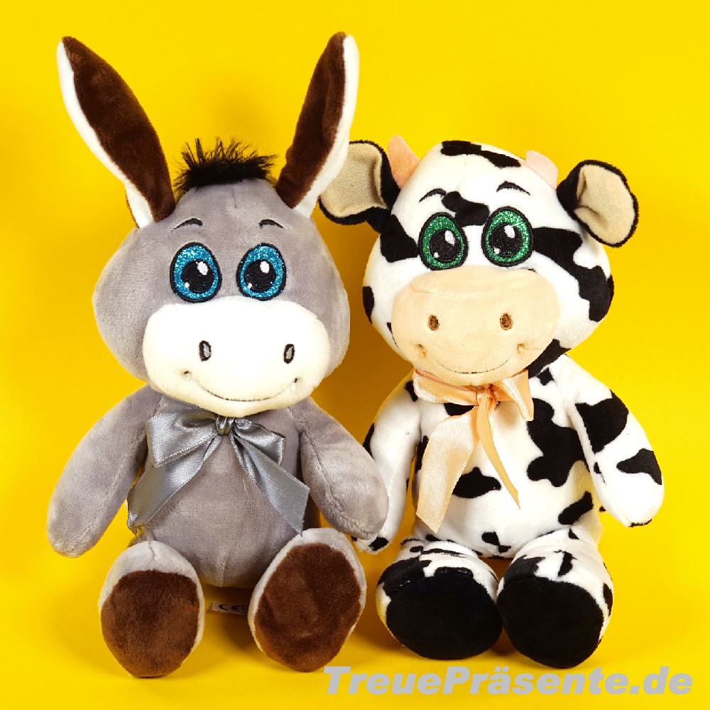 Pl&uuml;sch-Esel und Pl&uuml;sch-Kuh