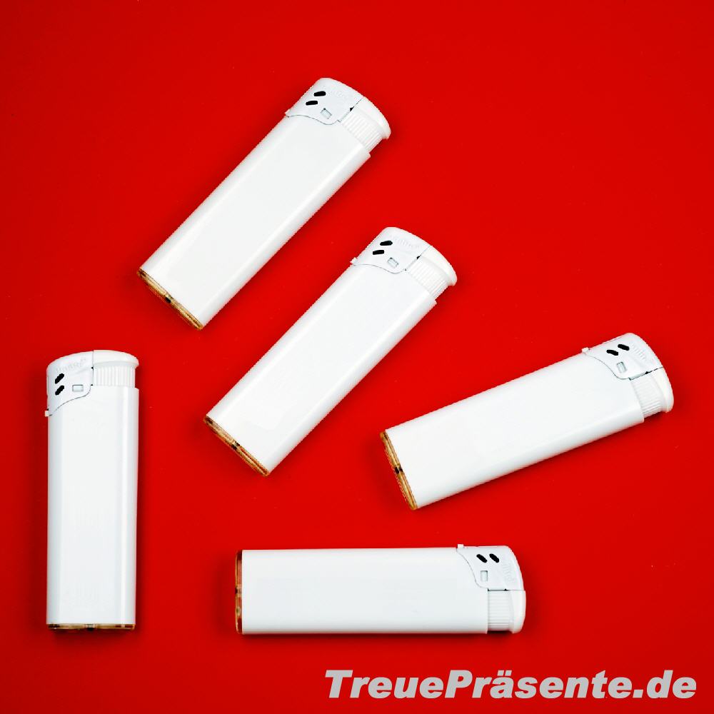 Feuerzeug weiss