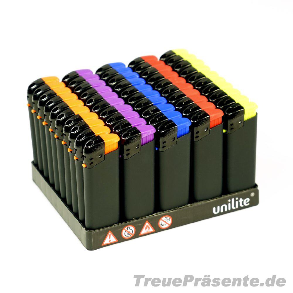 Feuerzeuge Rubber Black