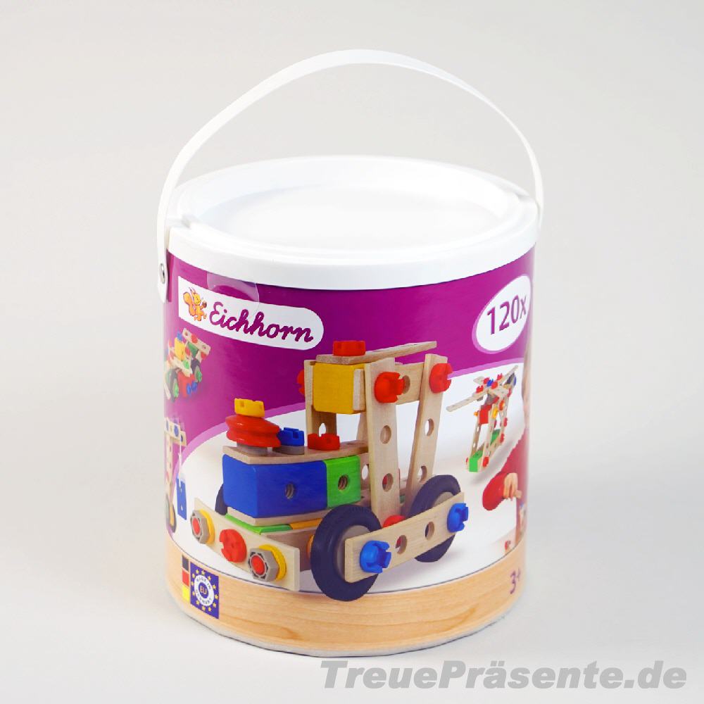 TreuePr&auml;sent Holzspielzeug Eimer