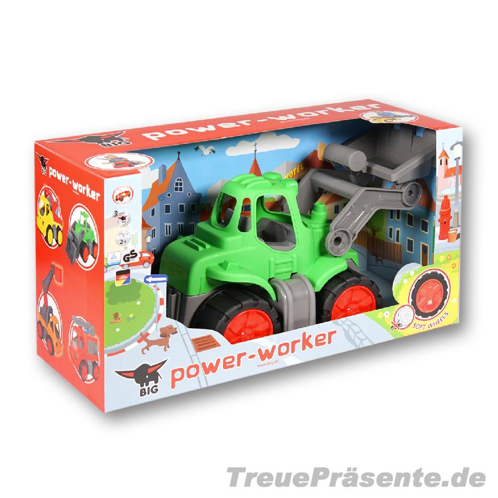 BIG Powerworker Traktor gr&uuml;n