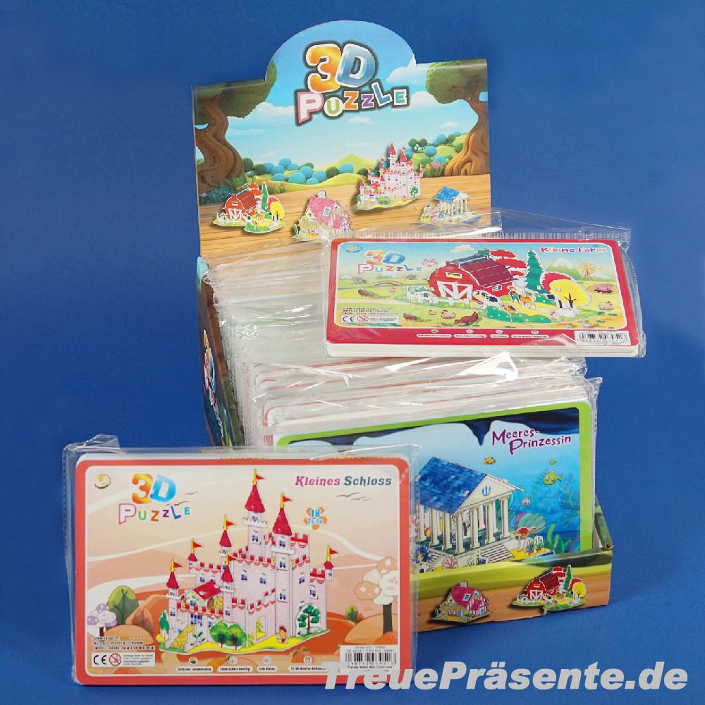 3D-Puzzle sortiert