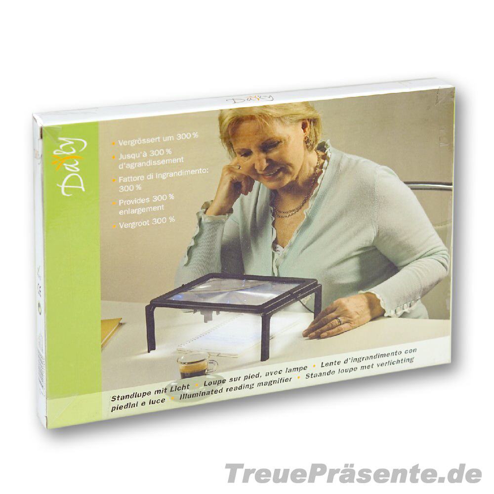 Beleuchtete Leselupe