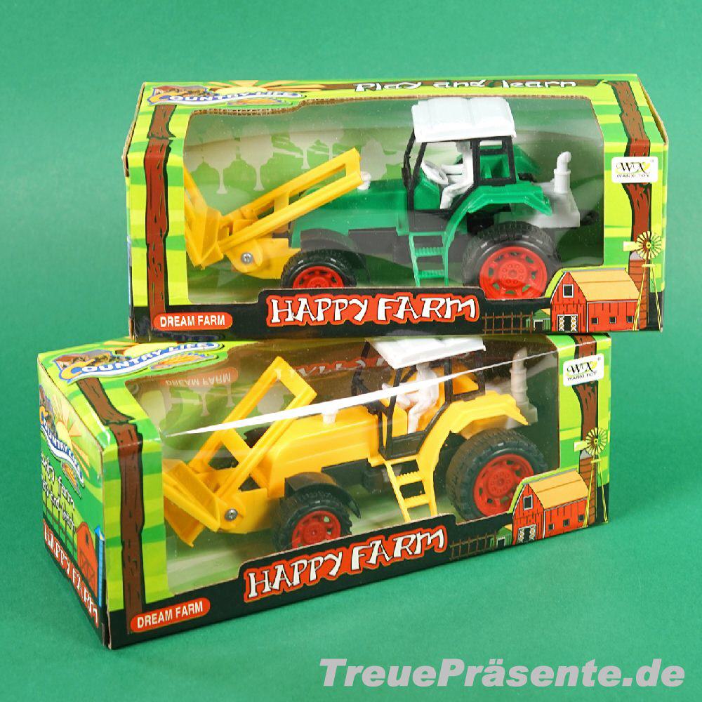 Spielzeug-Traktor in Einzelverpackung