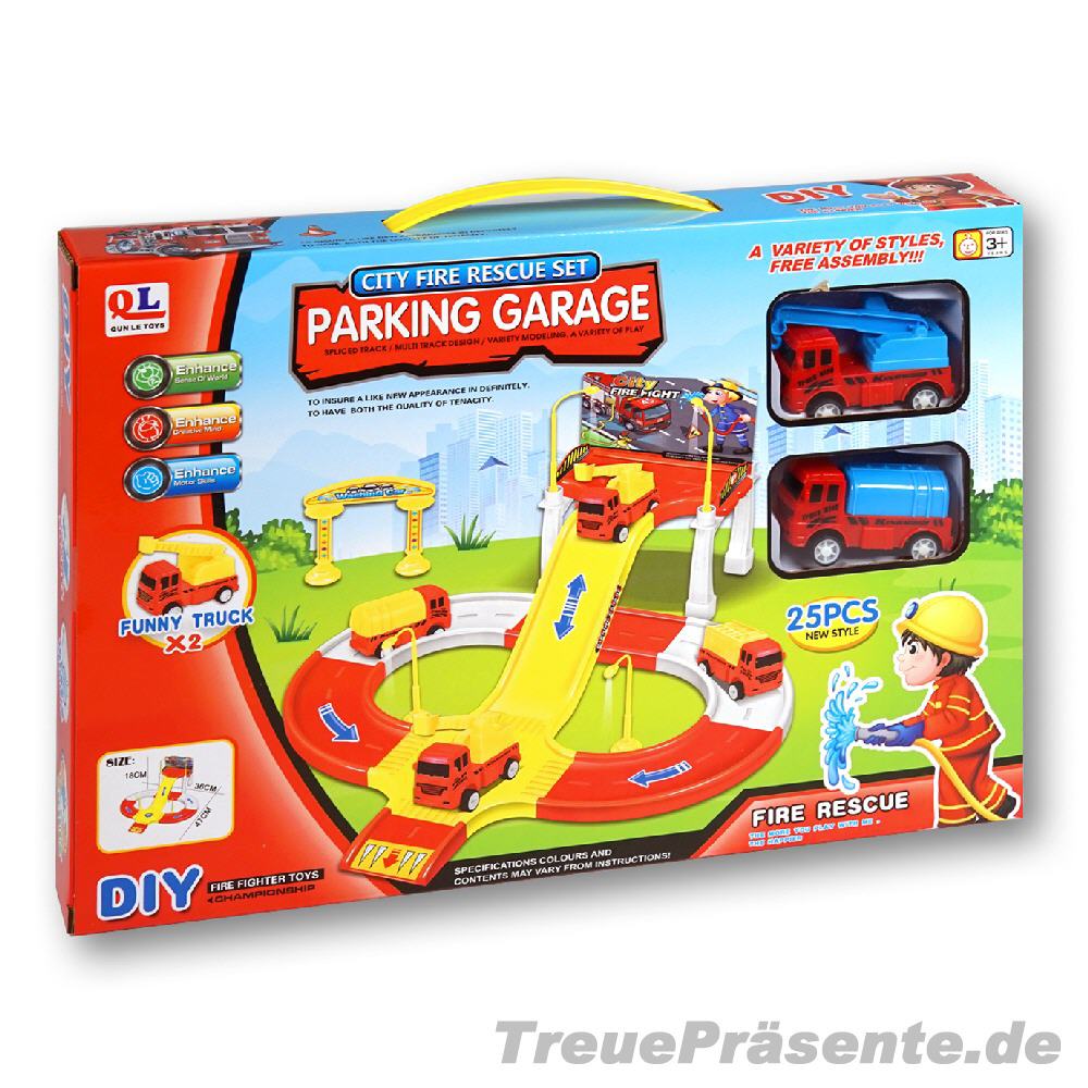 Spielset Feuerwehr-Garage