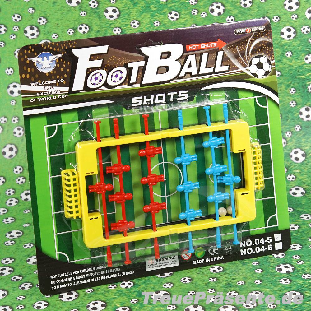 Mini-Tischkicker auf Karte