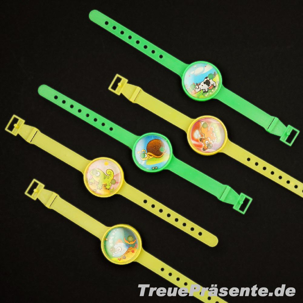 Geduldsspiele im Uhr-Design mit Armband