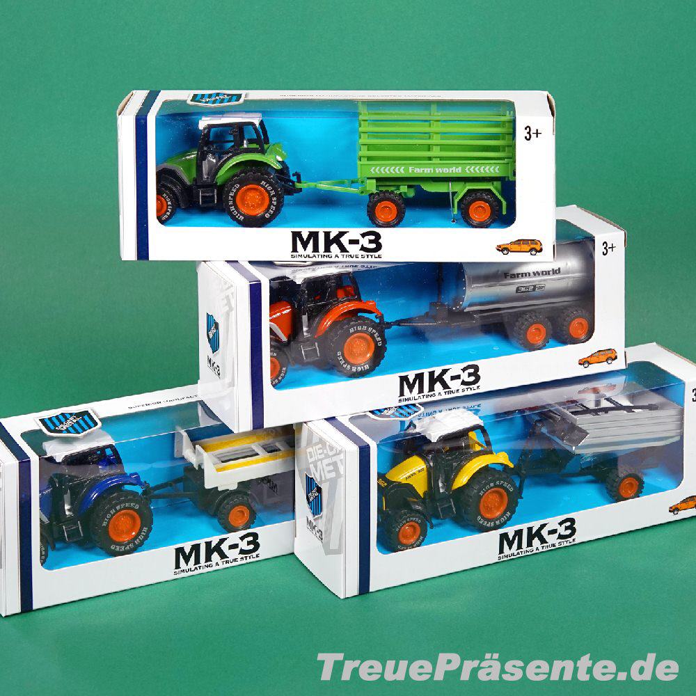 Farm-Traktor mit Anh&auml;nger
