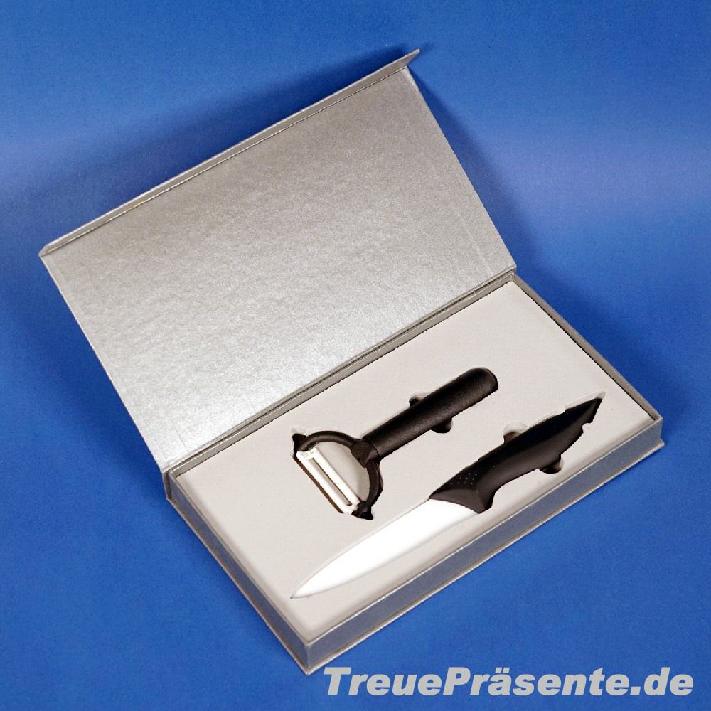Keramikmesser und Sparsch&auml;ler Geschenkbox
