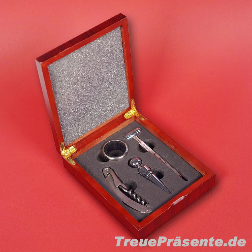 Weinset in Geschenkschatulle