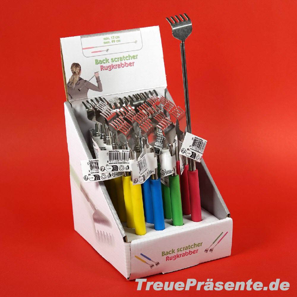R&uuml;ckenkratzer ausziehbar sortiert