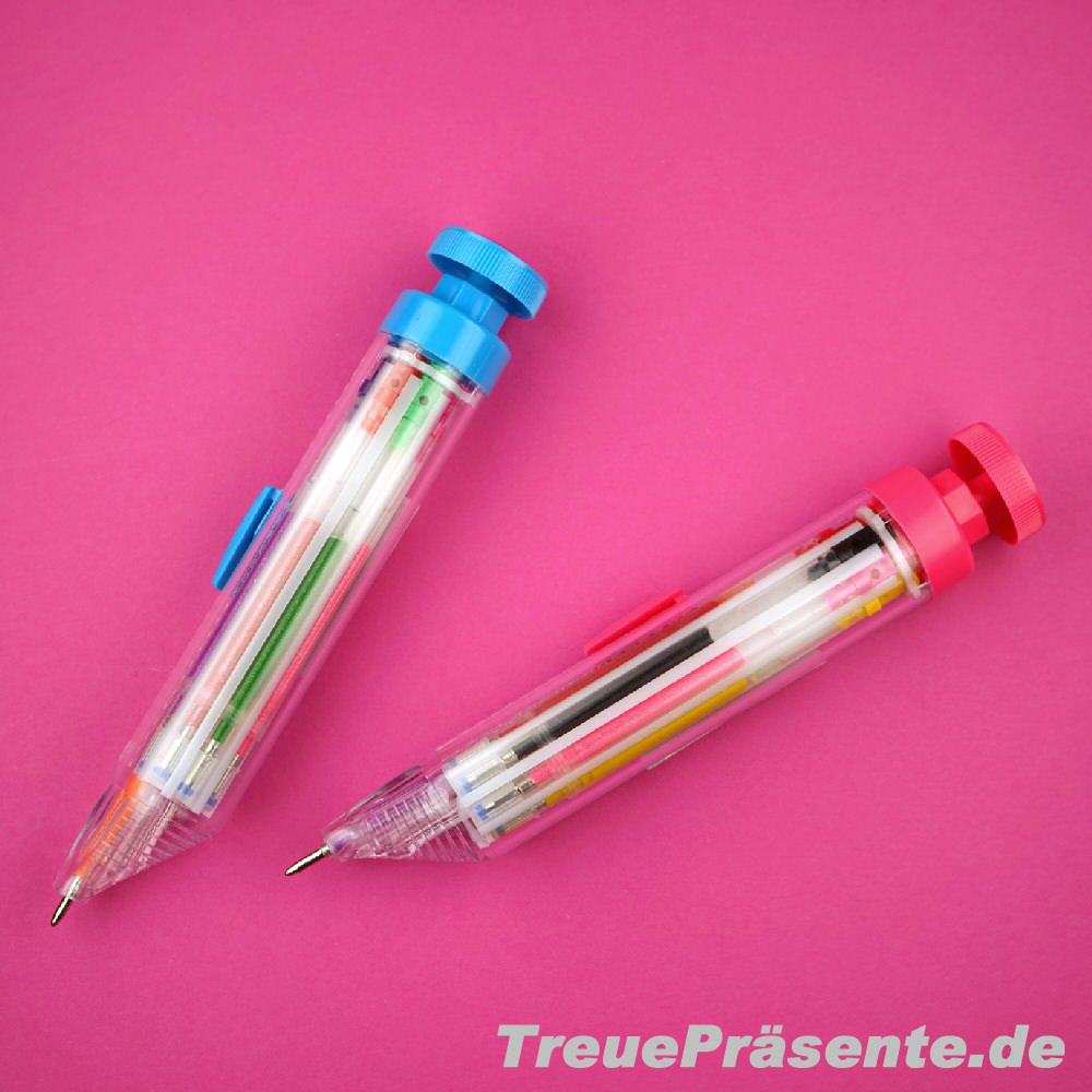 Kugelschreiber Glitter 8-fach